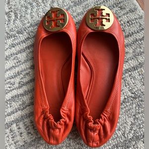 Tory Burch Orange Flats